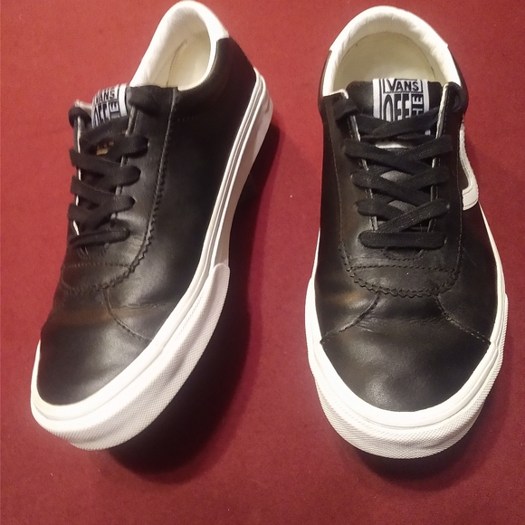 Vans OTW Black Leather Low • Men's 8.5 • Smooth - Picture 6 of 10